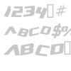 Zero Gravity Extended Italic font